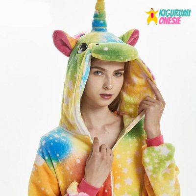 Colorful Stars Unicorn Onesie 2021 / S