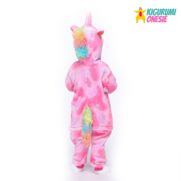 Kids Pink Unicorn Kigurumi Onesie