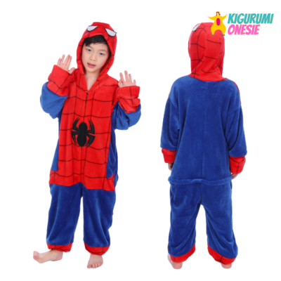 Kids Spider Man Kigurumi Onesie / 100 Cm