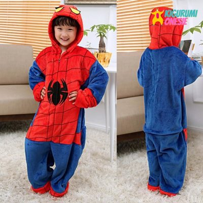 Kids Spider Man Kigurumi Onesie