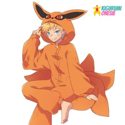 Naruto Kurama Kigurumi Onesie Orange / 165-175Cm