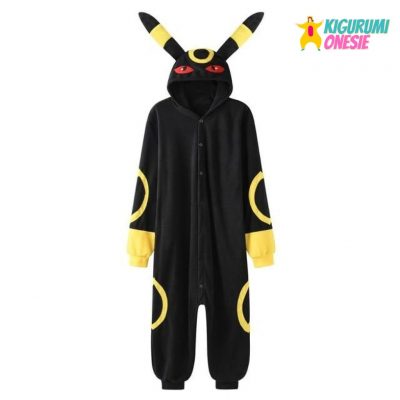 Umbreon Pokemon Kigurumi Onesie Yellow / S